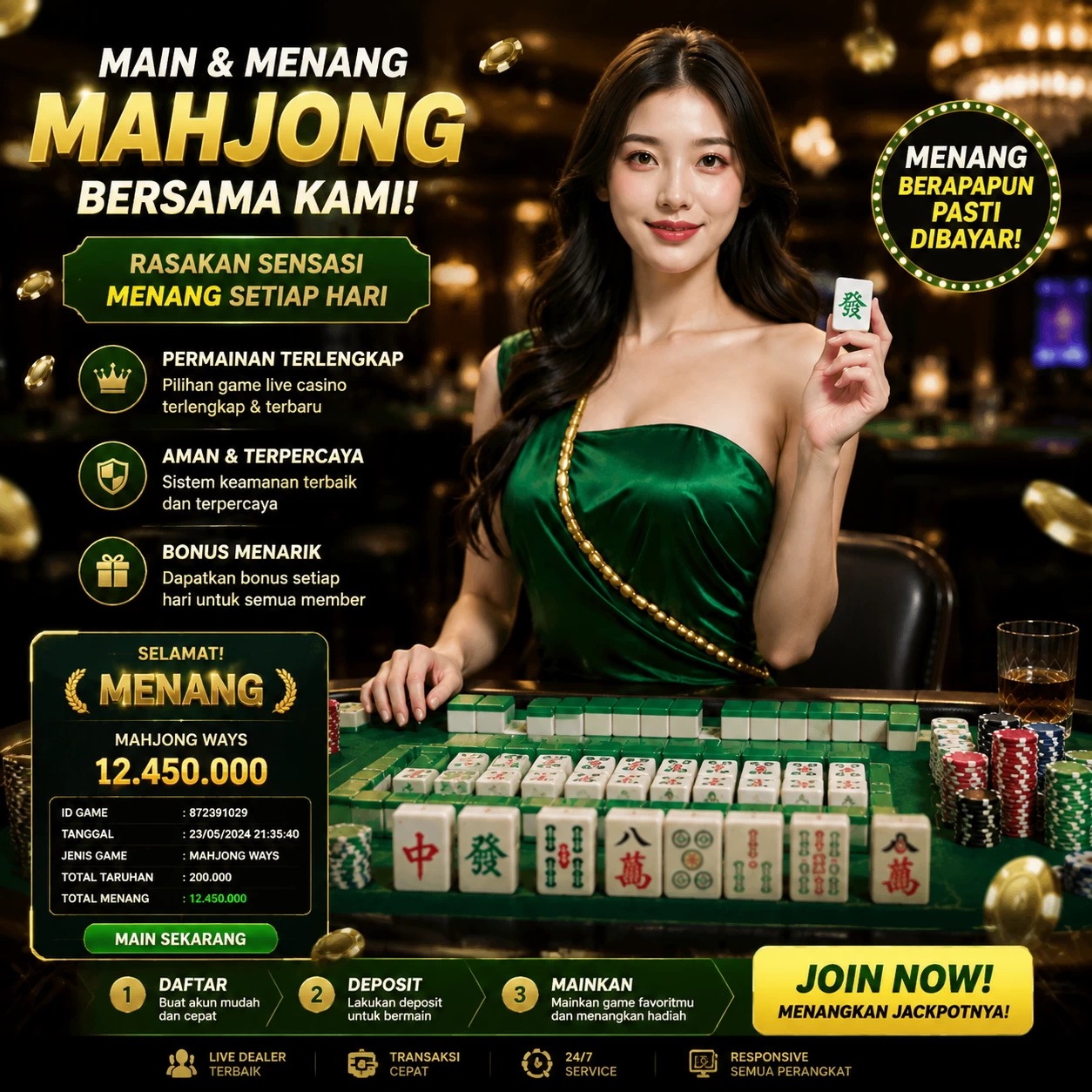 Yang berubah di malkis4d: bookmark, e-wallet, turnover